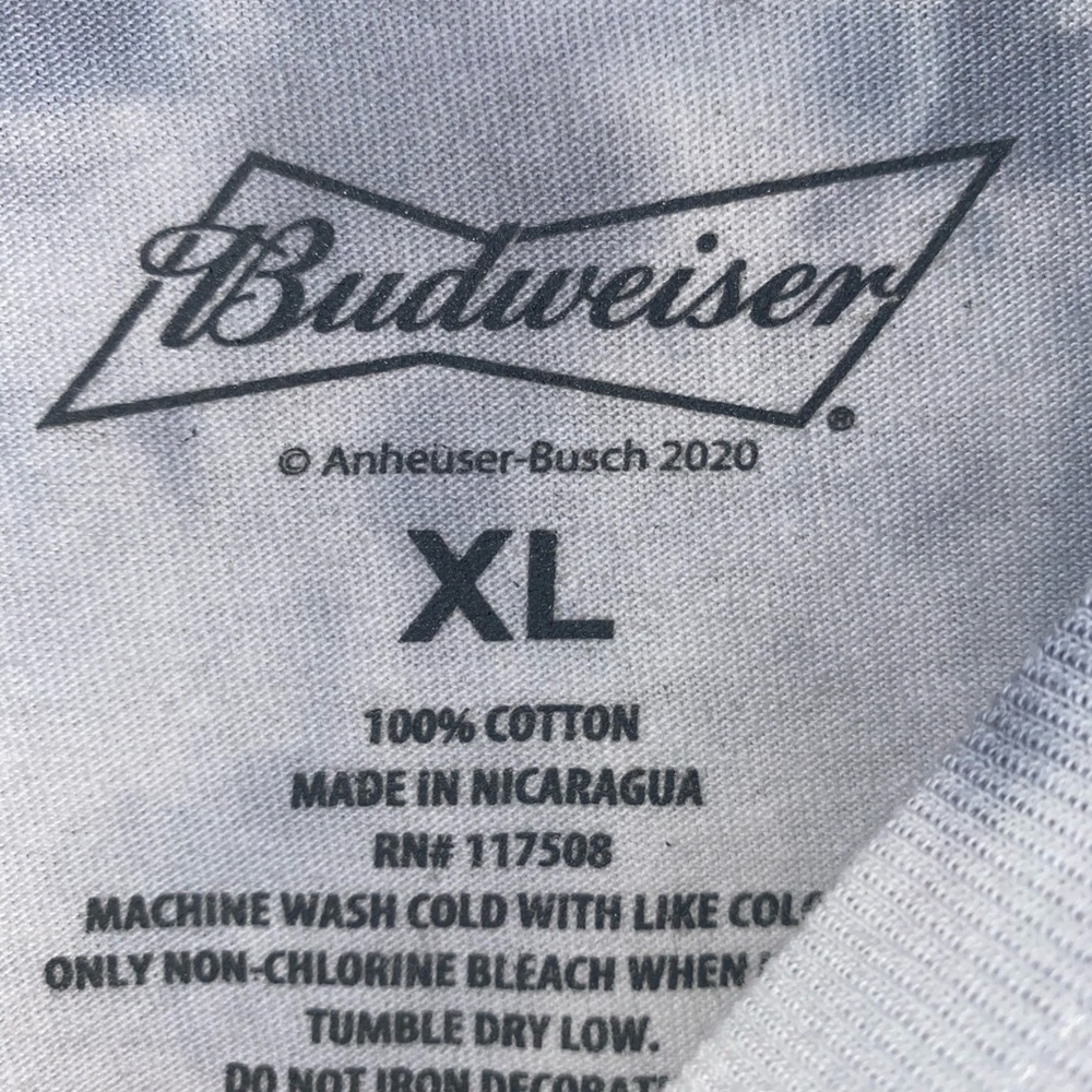 UO Budweiser beer Tonal Tie-Dye Tee sz S,XL,2XL - Picture 7 of 8